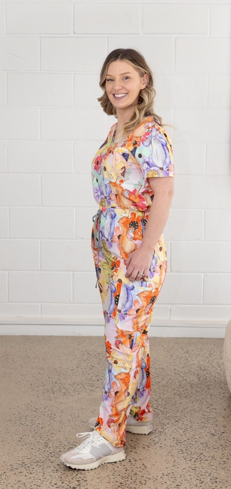 Jungle Bloom Scrub Set