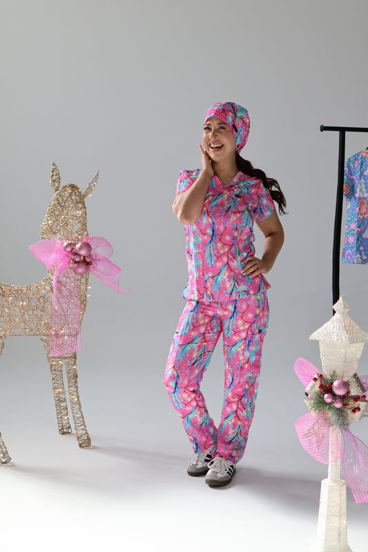 Twinsel Twinkle Scrub Hat