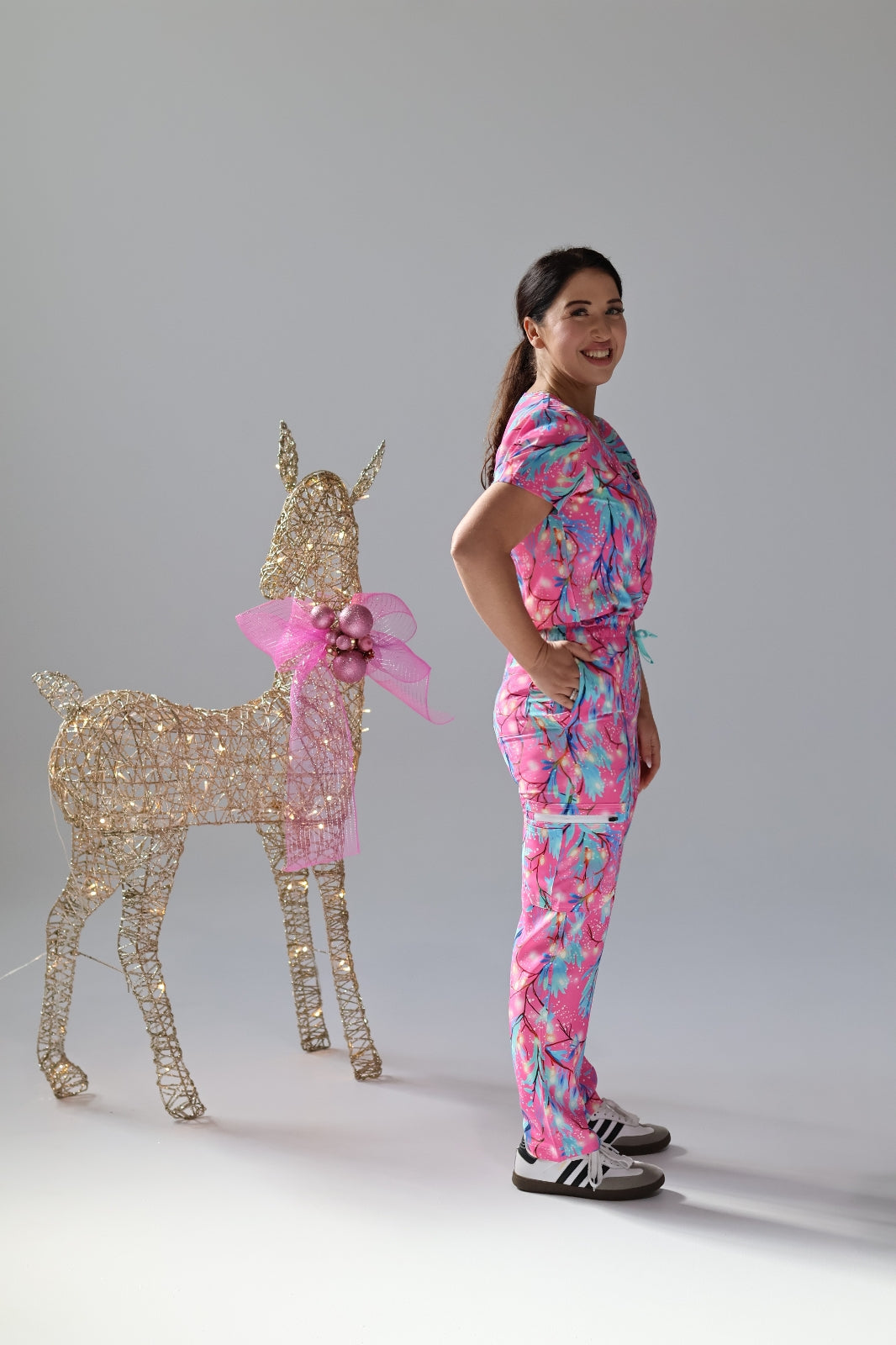 Tinsel Twinkle Scrub Set
