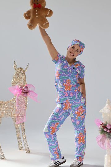 Gingerbread Scrubs Top and Pants Bundle- Pre Order (Arriving 24th Oct)