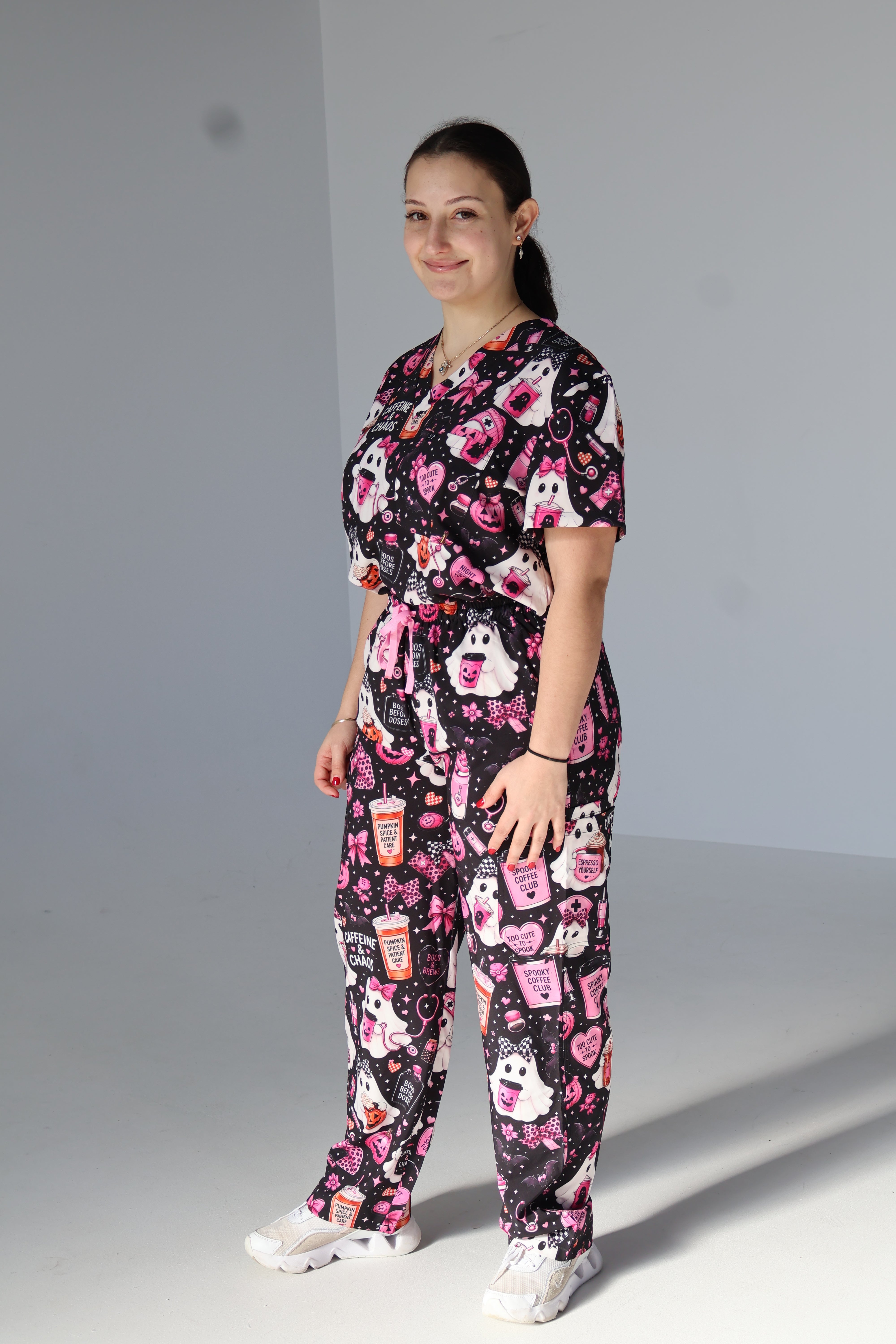 Caffeine and Chaos Scrub Pant