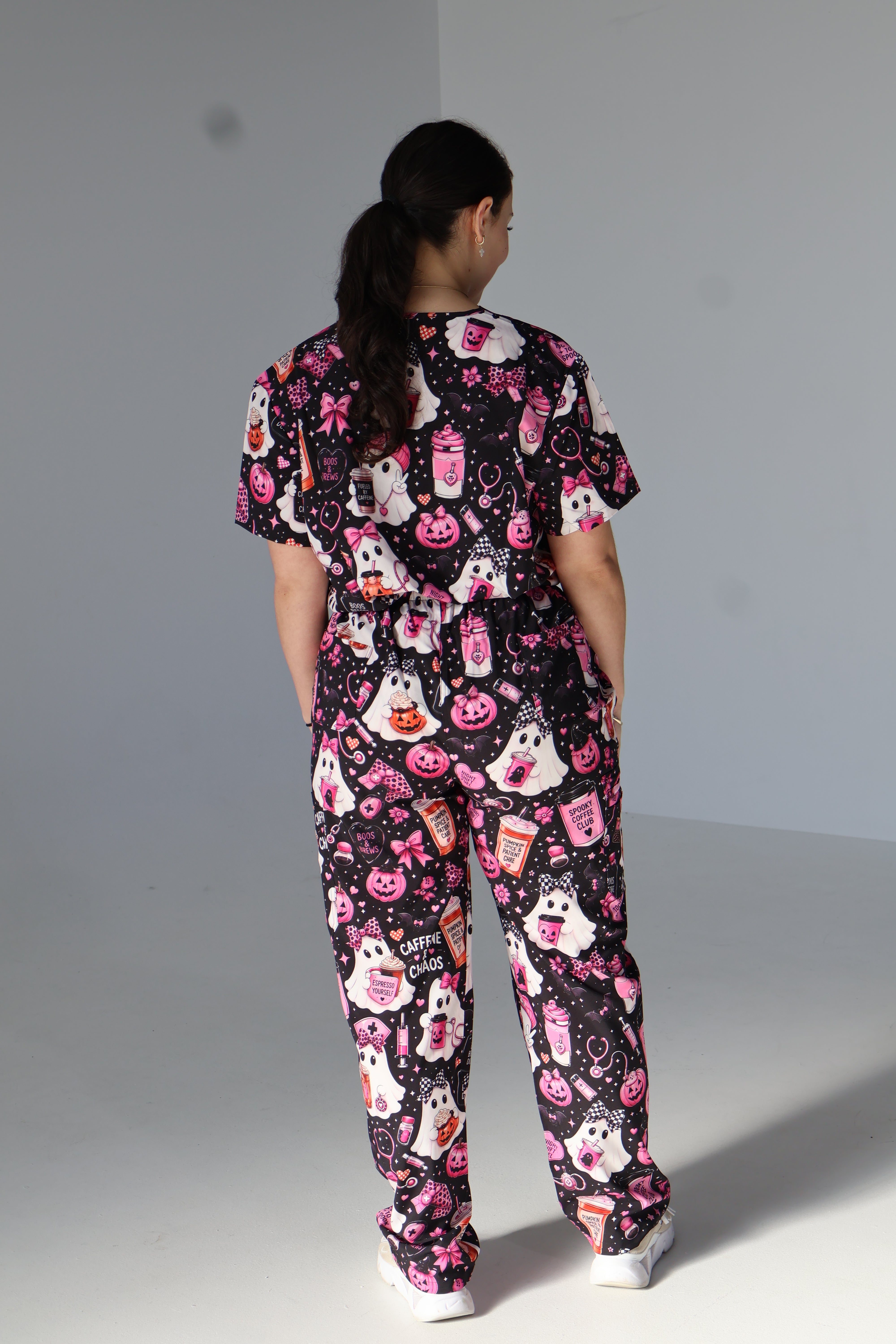 Caffeine and Chaos Scrub Pant