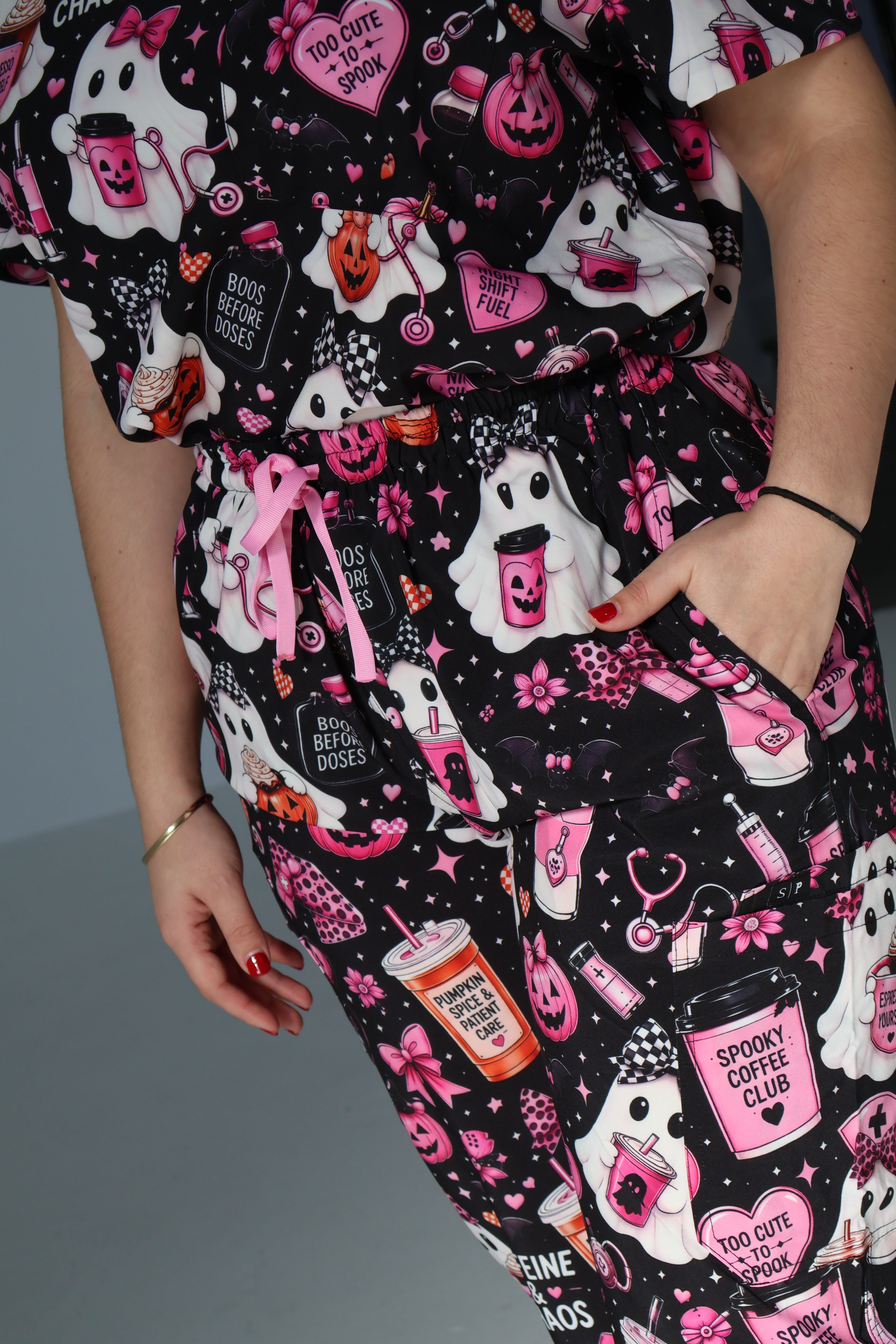 Caffeine and Chaos Scrub Pant