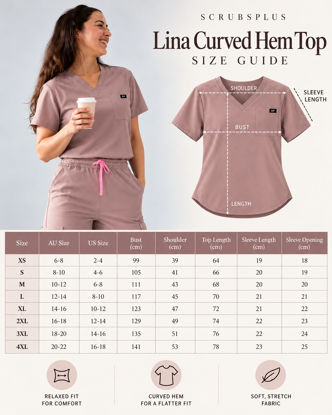 Lina Curved Hem Top