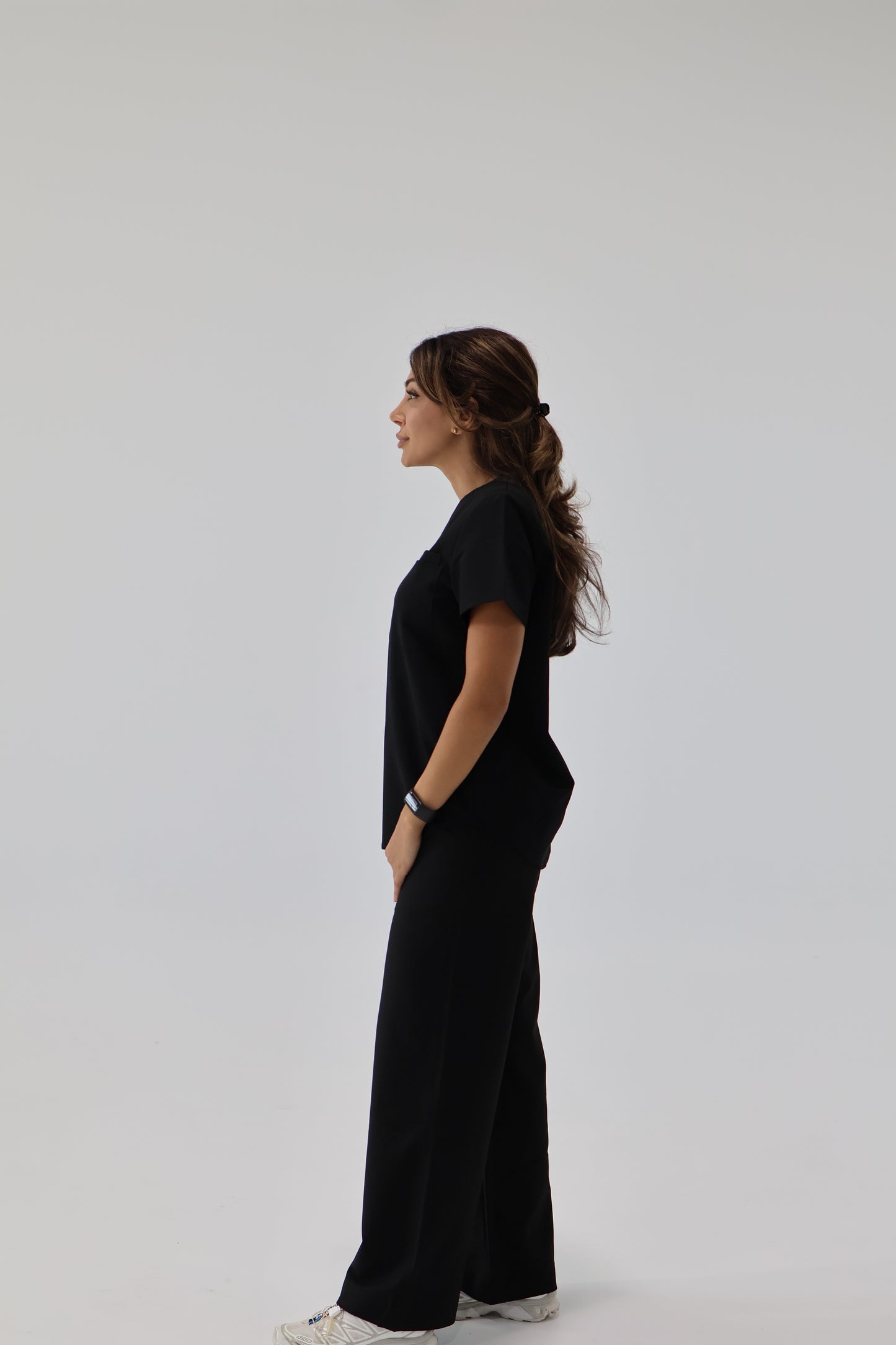 Lina Curved Hem Top