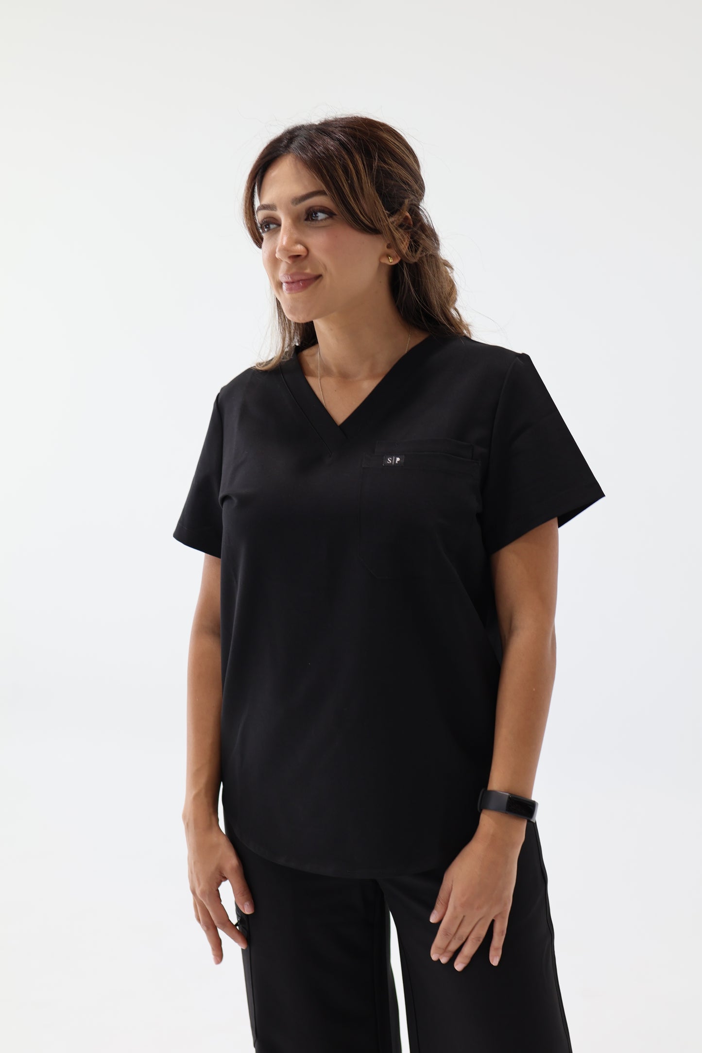 Lina Curved Hem Top