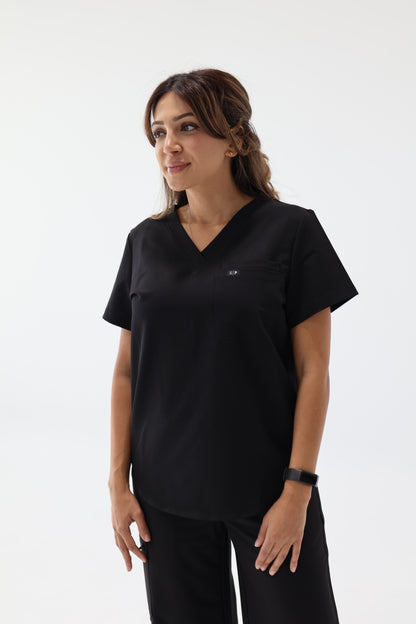 Lina Curved Hem Top
