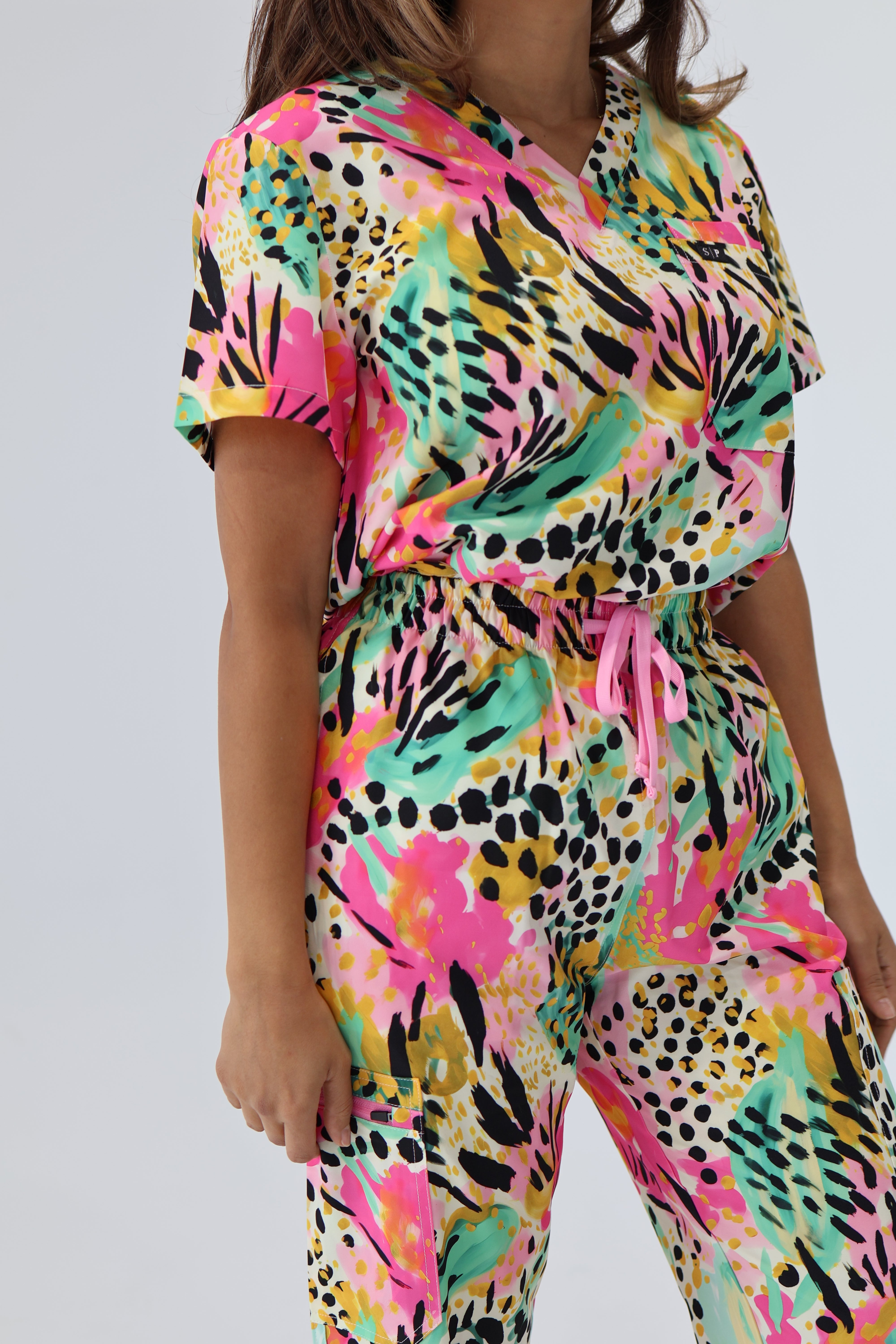 Wild Thing Scrub Top