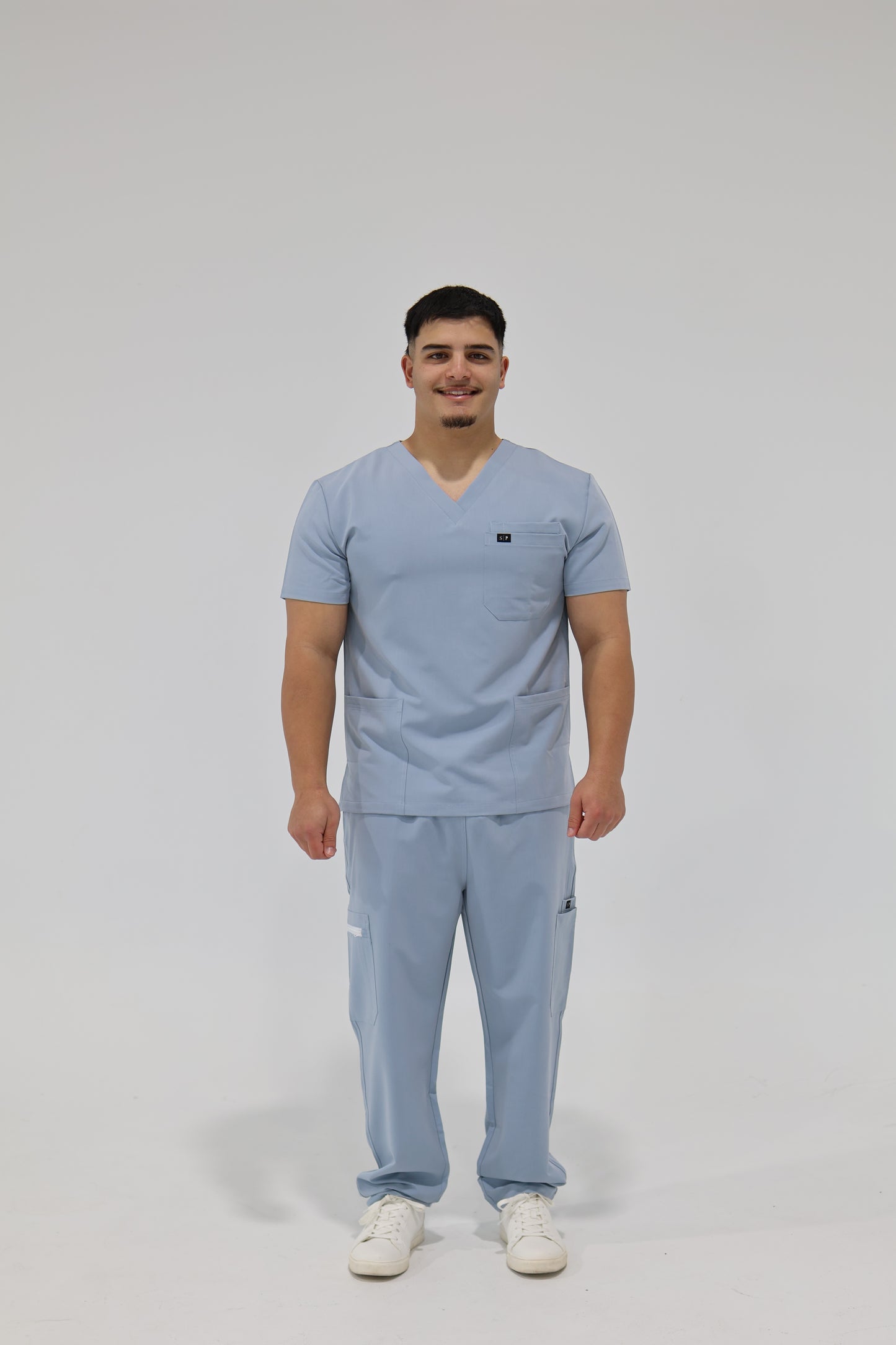 RIVO STRAIGHT PANT STEEL BLUE