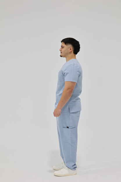 RIVO RELAXED V-NECK TOP NAVY