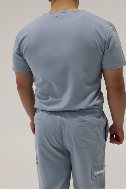 RIVO RELAXED V-NECK TOP NAVY