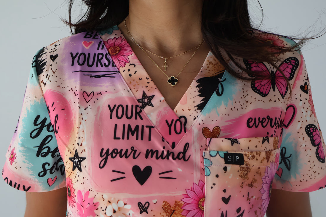 The Reminder Scrub Top -Limited Edition (Pre order)