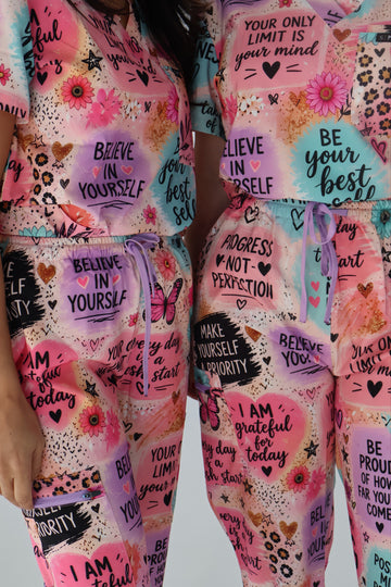 The Reminder Scrub Pants-Limited Edition (Pre order)