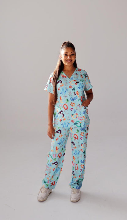 Code ABC Scrub Set