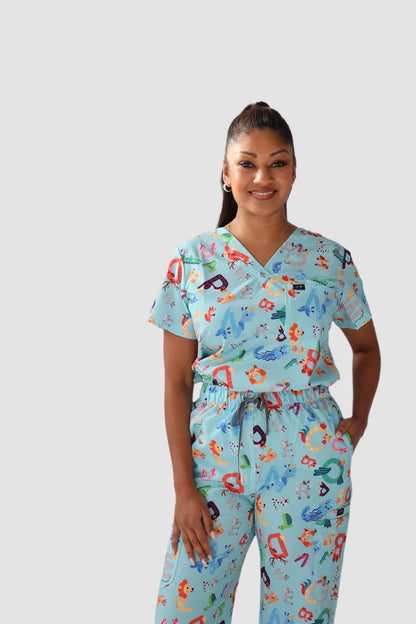 Code ABC Scrub Set