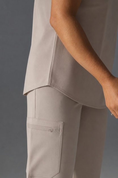 Lina Curved Hem Top