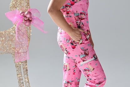Naughty or Nice Scrub Set